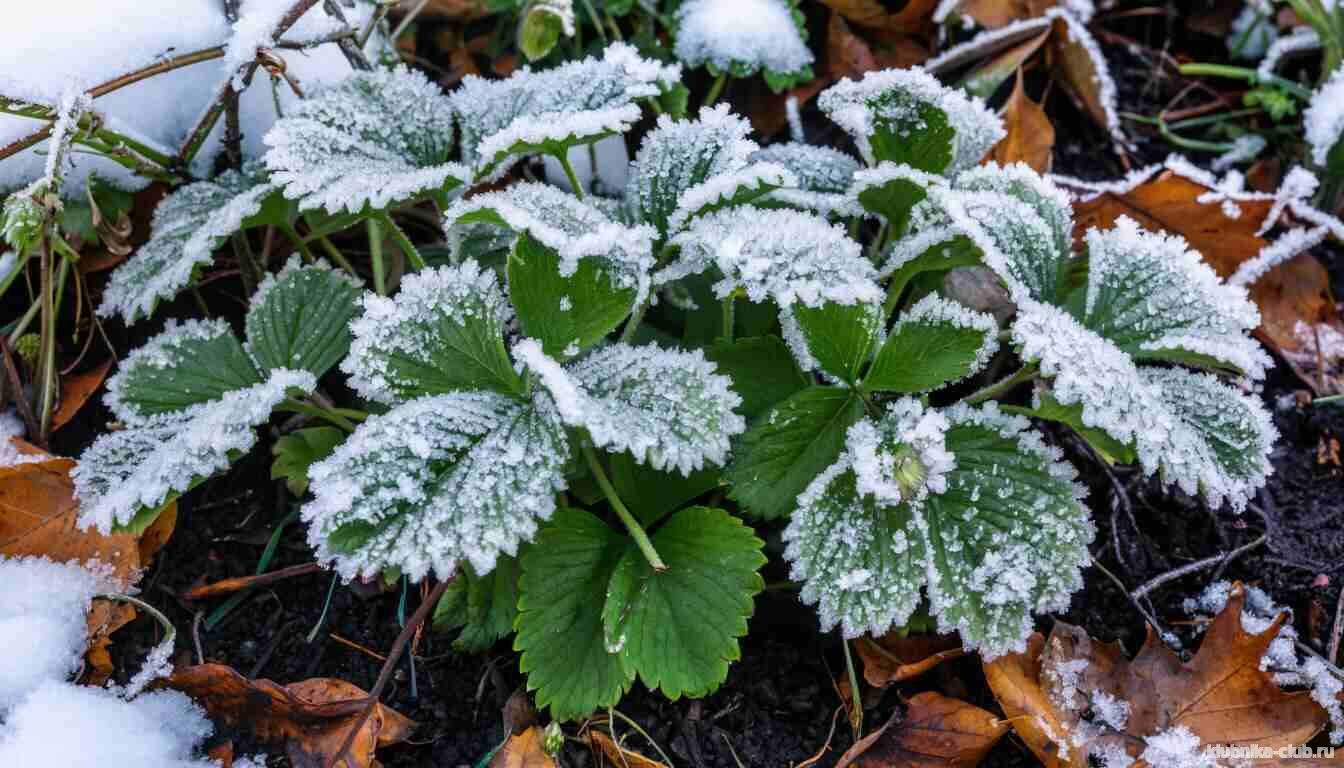 Вымерзание клубники