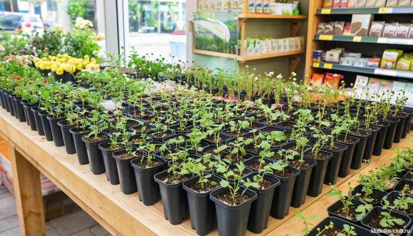 при выборе рассады астры