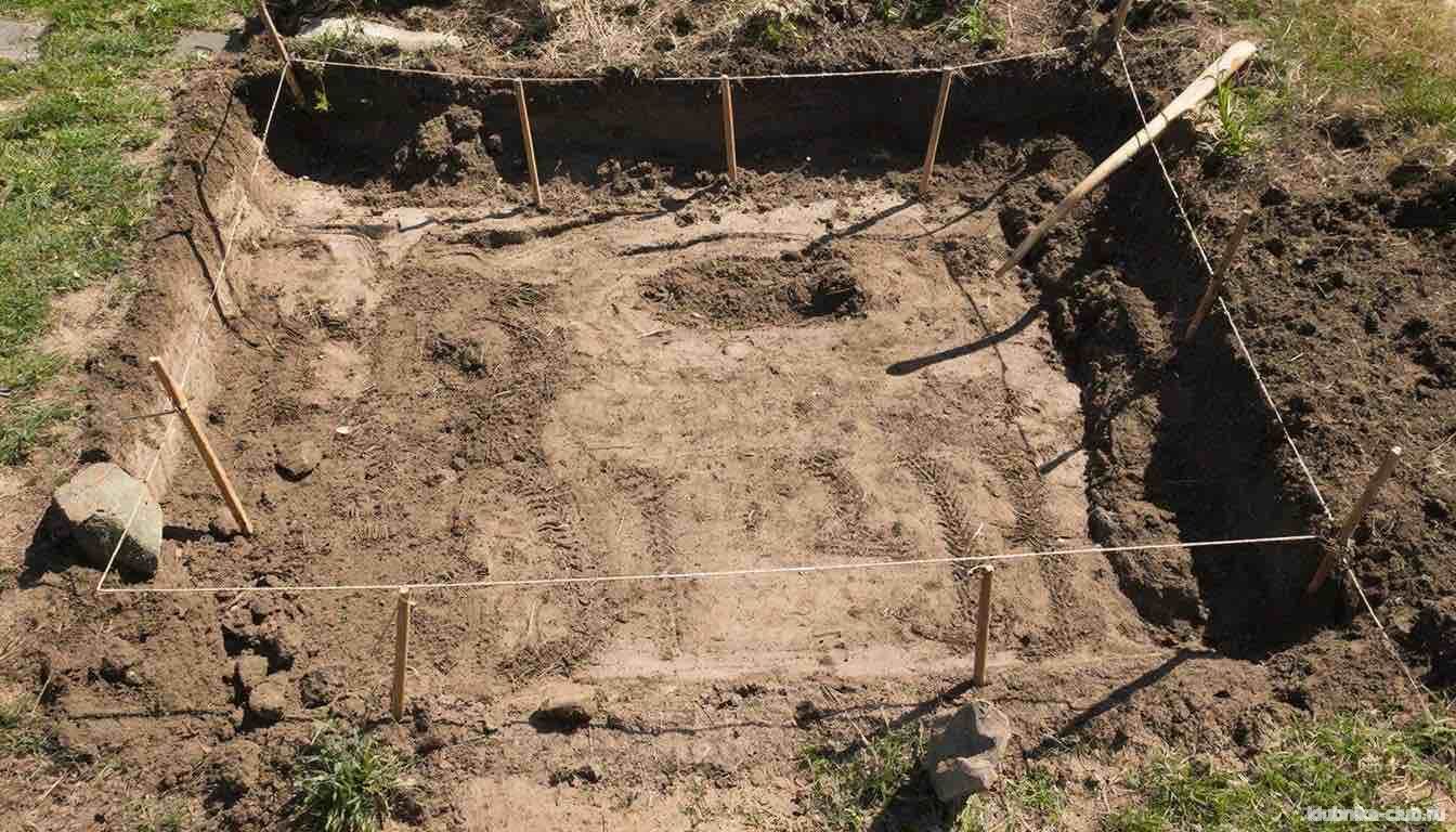 построение клумбы из кирпичей