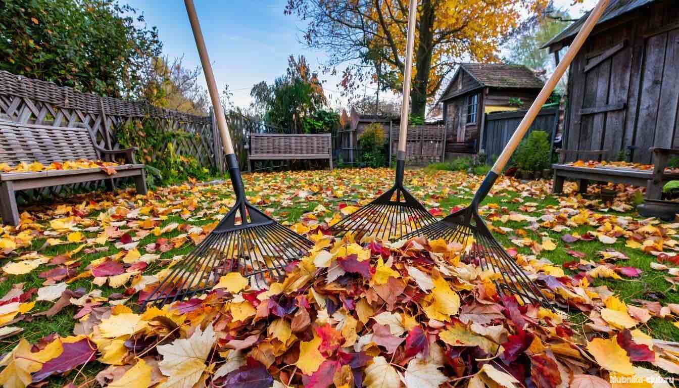 уход за газоном осенью