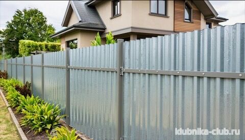 забор из профнастила