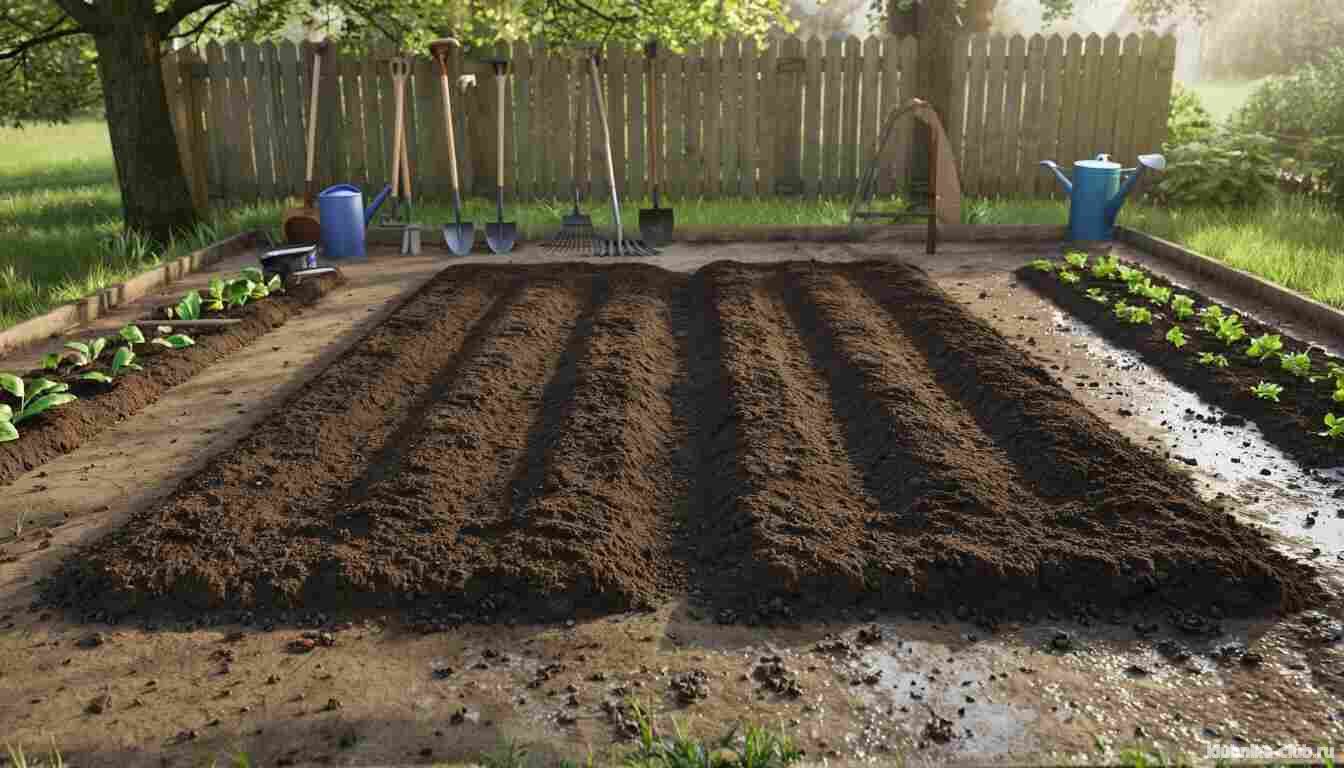 Почва подготовлена для посадки