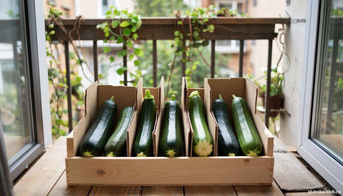 хранение кабачков