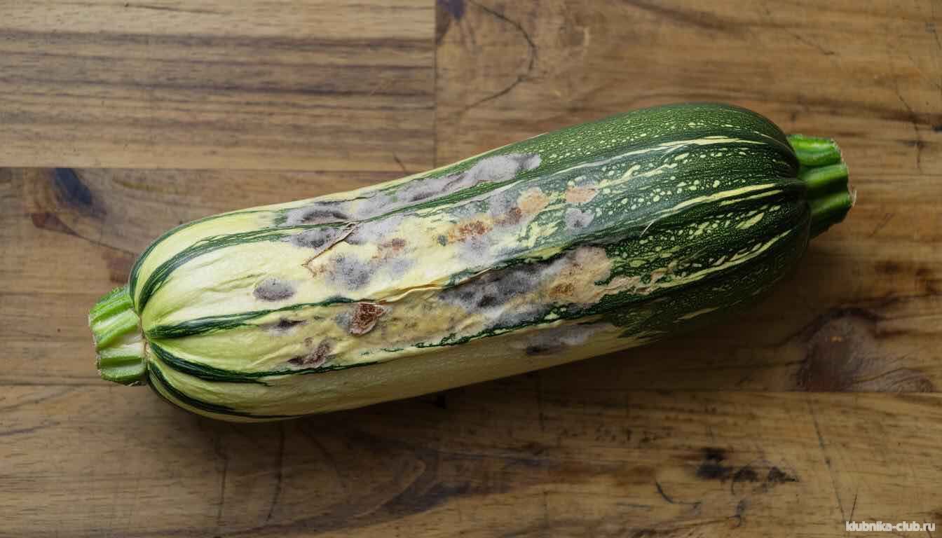 испорченный кабачок