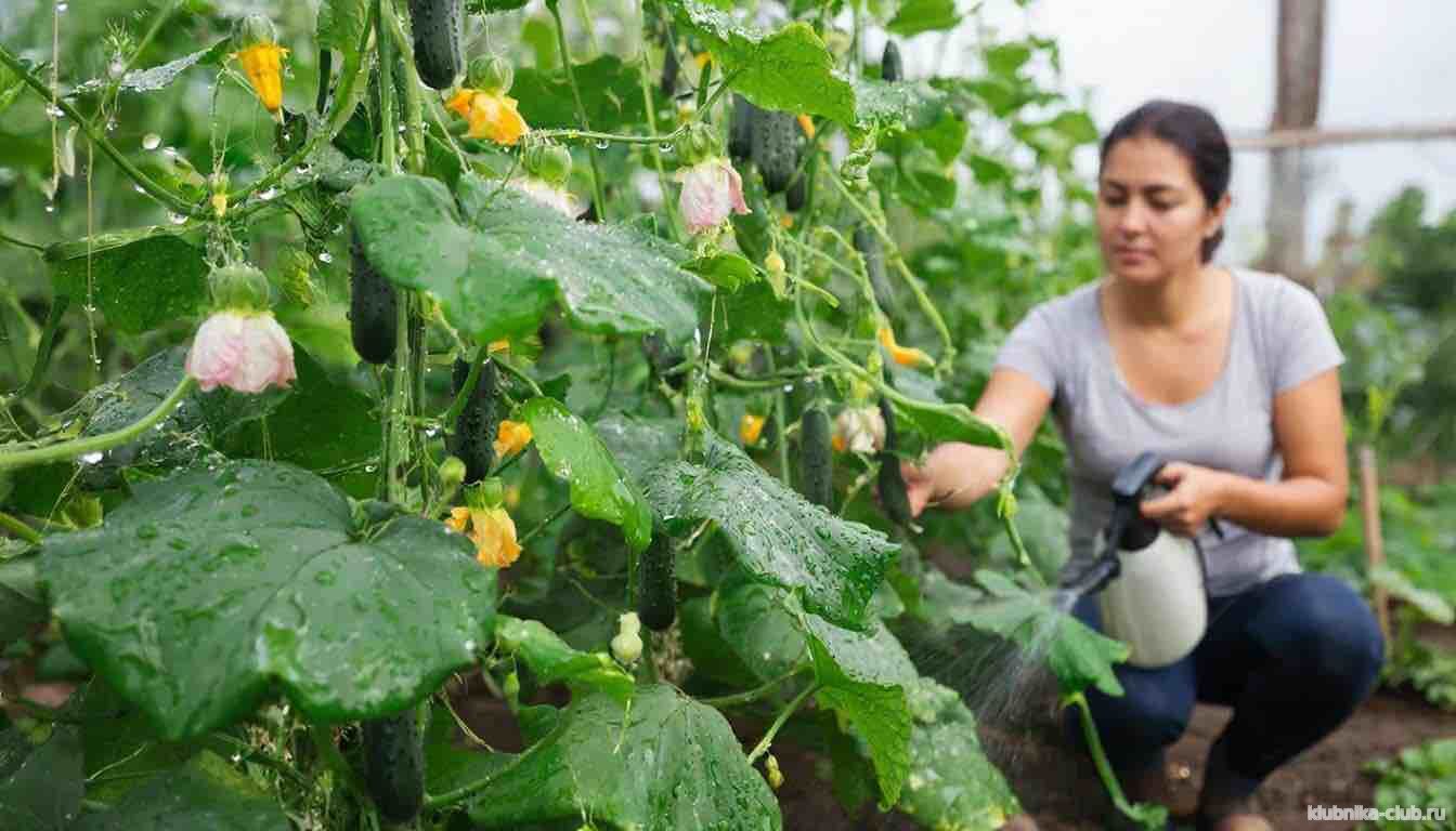 подкормка огурцов во время цветения
