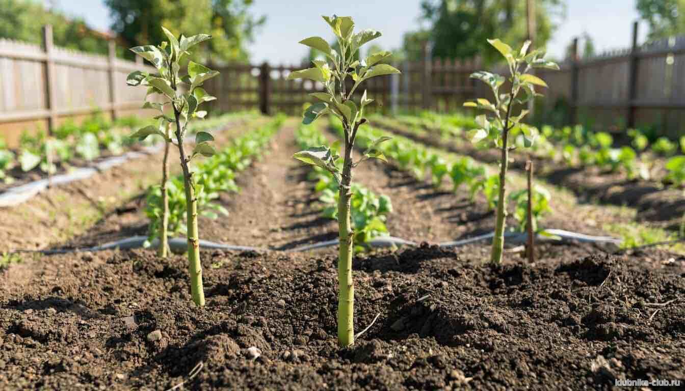не правильная посадка яблони