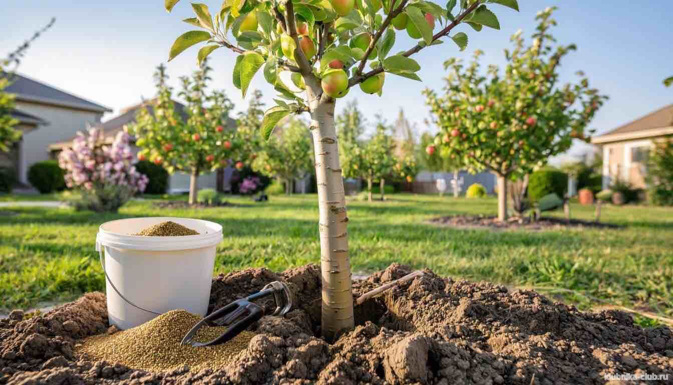 удобрение яблони