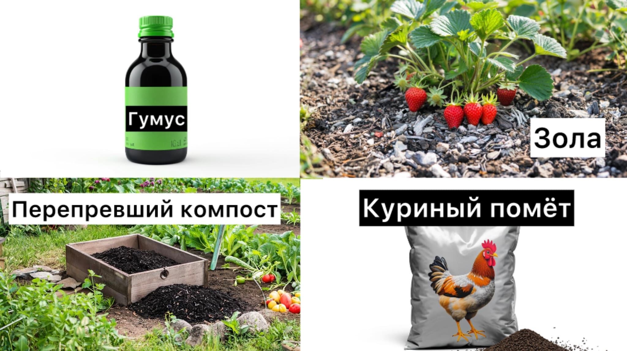 Подкормки после сбора урожая клубники