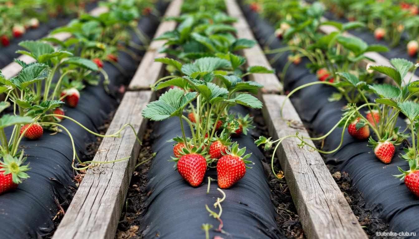 Агроволокно для выращивания клубники в Сибири