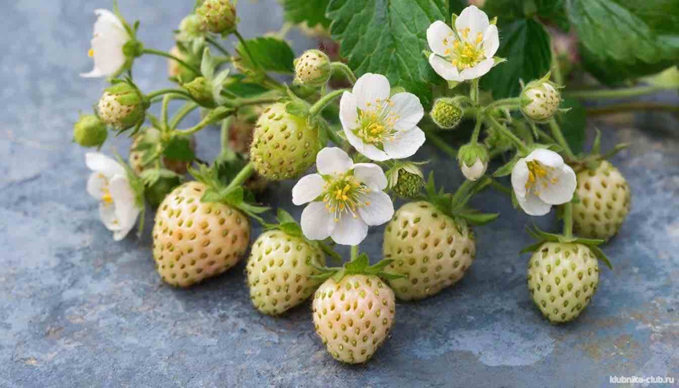 клубника белая душа