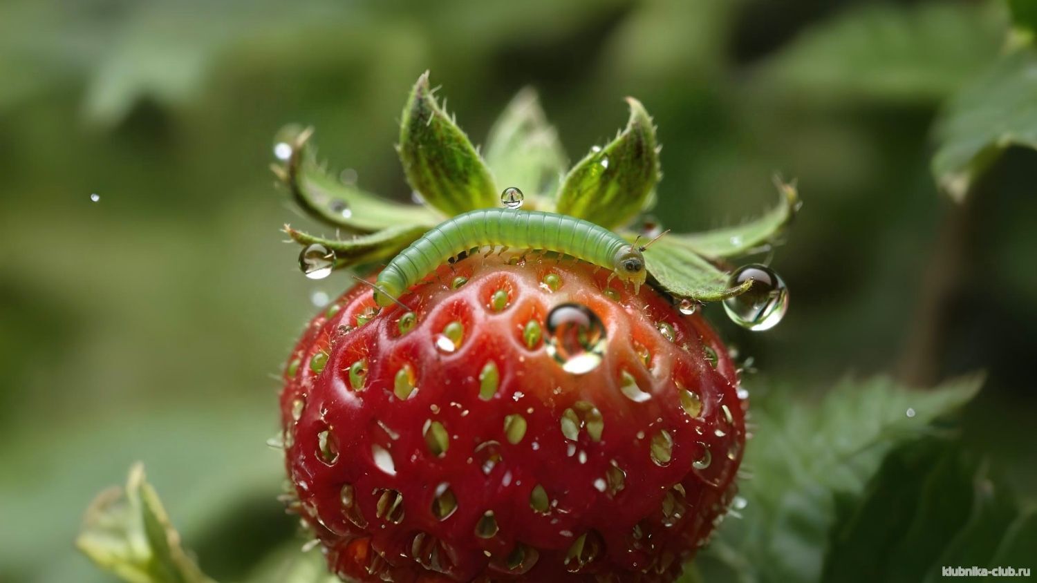 как избавиться от гусениц на клубнике