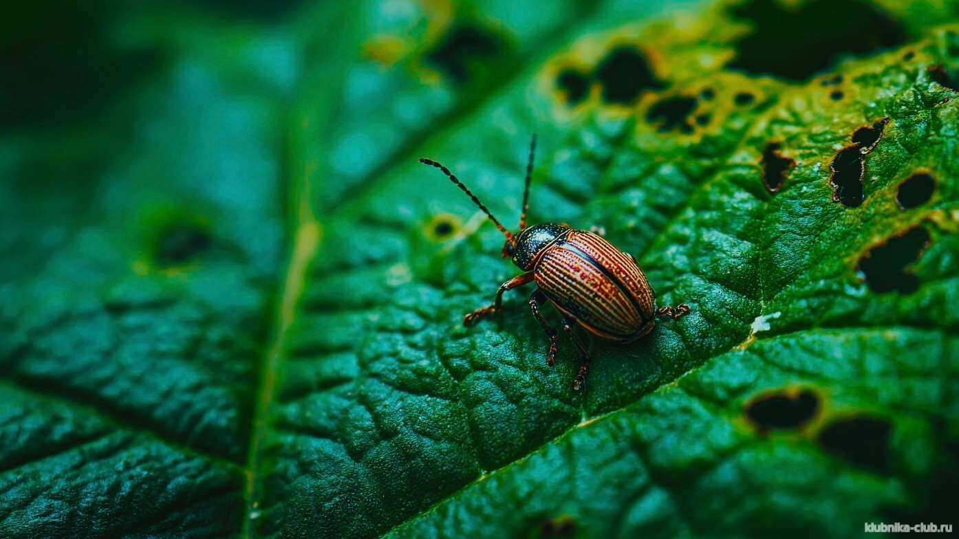 листоед клубничный