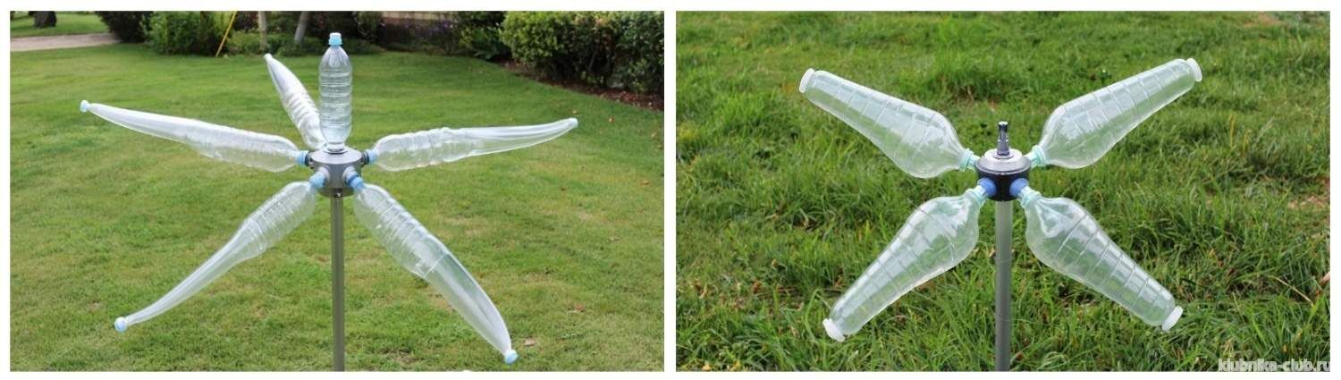 вертушки из бутылок от птиц