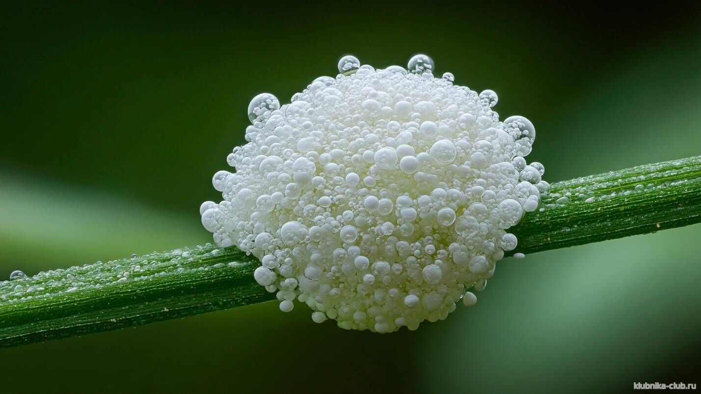 пенка на клубнике