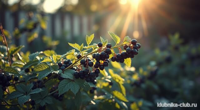 место для черной смородины